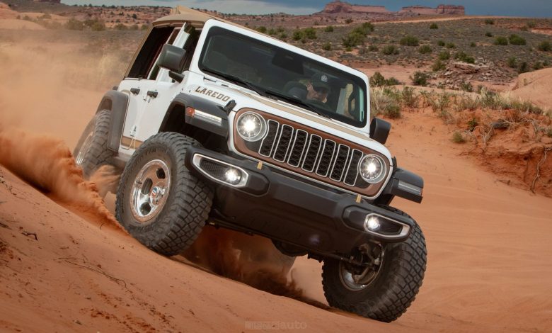 Jeep Wrangler Laredo Concept nel deserto del Moab
