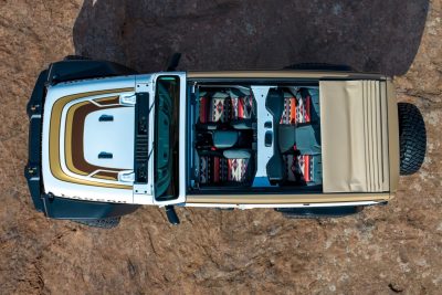 Jeep Wrangler Laredo Concept vista dall'alto