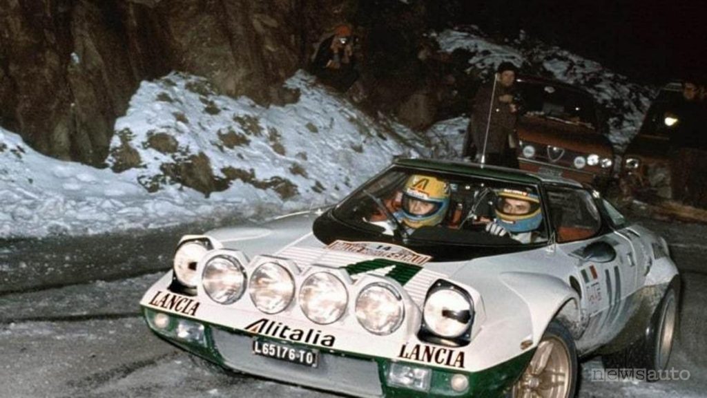 Lancia Stratos al Montecarlo con Munari