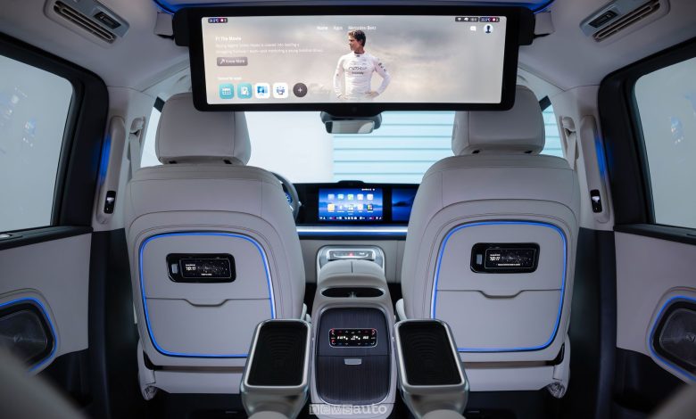 Mercedes-Benz VLE schermo posteriore da 31,3”