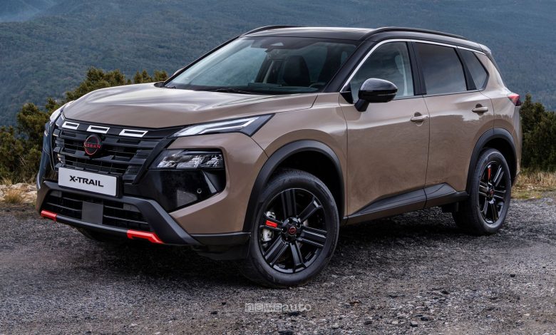 Nuova Nissan X-Trail N‑Trek anteriore 3/4