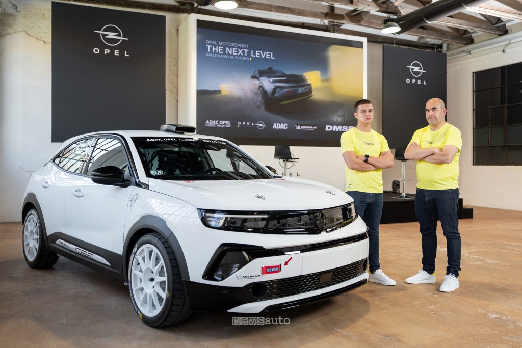 Opel Mokka GSE Rally presentazione team italiano