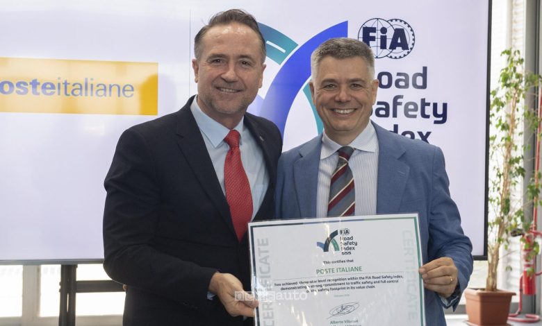 Premio Road Safety Index a Poste