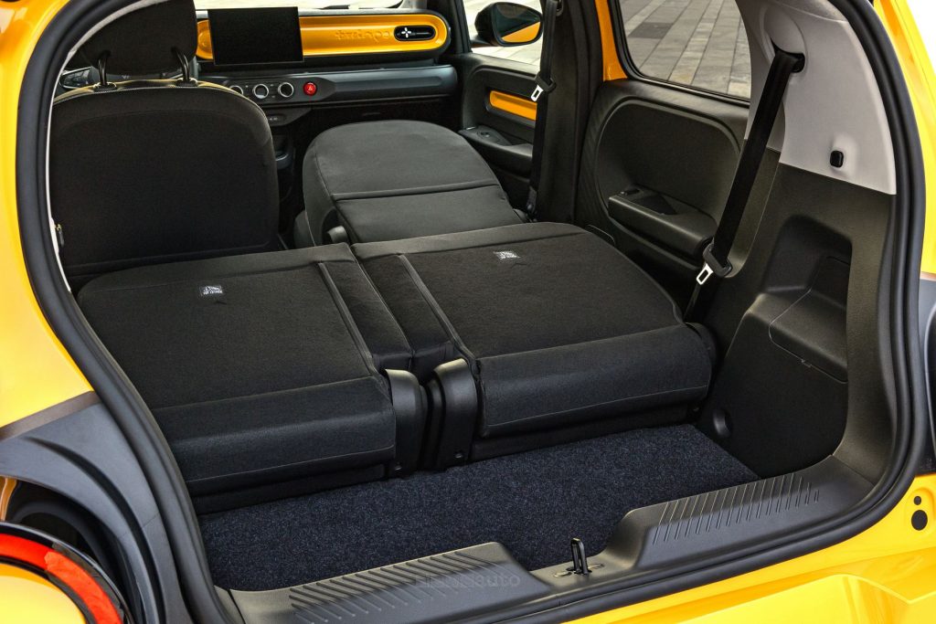 Renault Twingo E-Tech electric bagagliaio