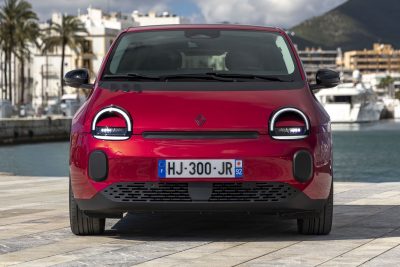 Renault Twingo E-Tech electric Rouge Absolu frontale