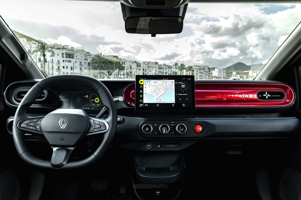 Renault Twingo E-Tech electric plancia Rouge Absolu