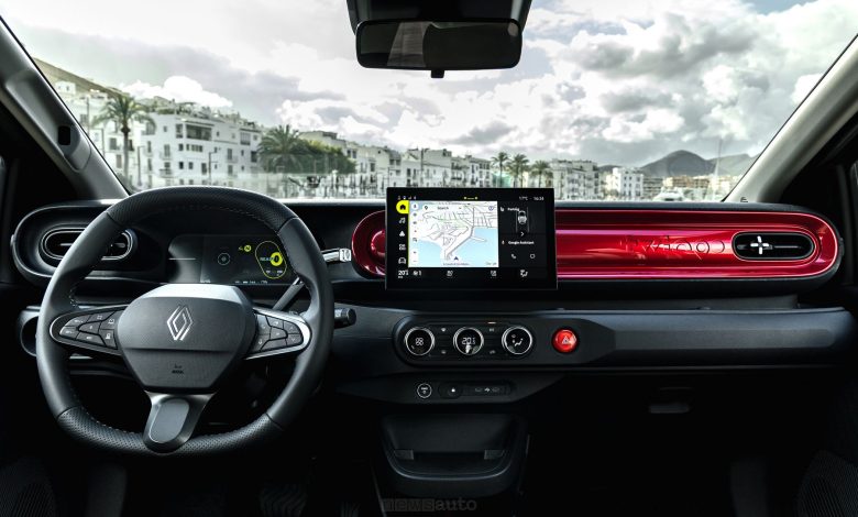 Renault Twingo E-Tech electric plancia Rouge Absolu