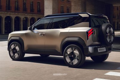 Renault Bridger Concept su strada