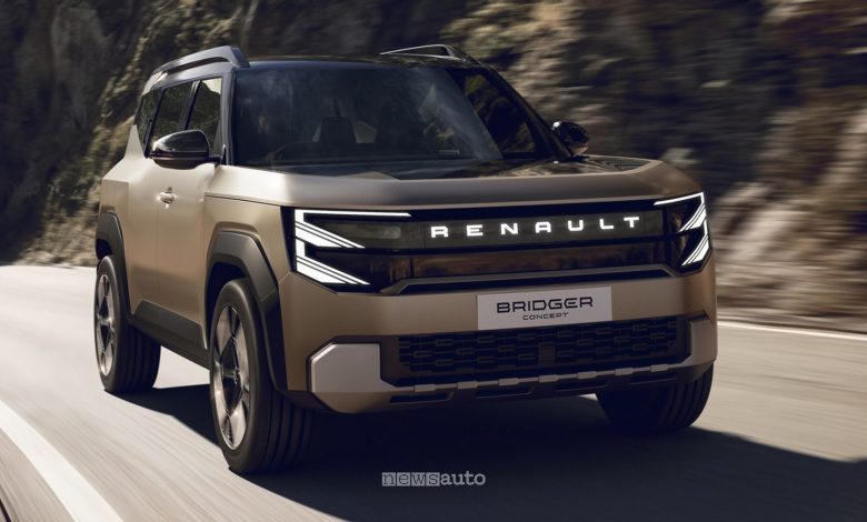 Renault Bridger Concept su strada