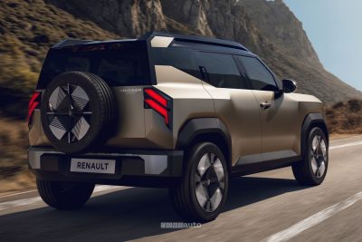 Renault Bridger Concept su strada