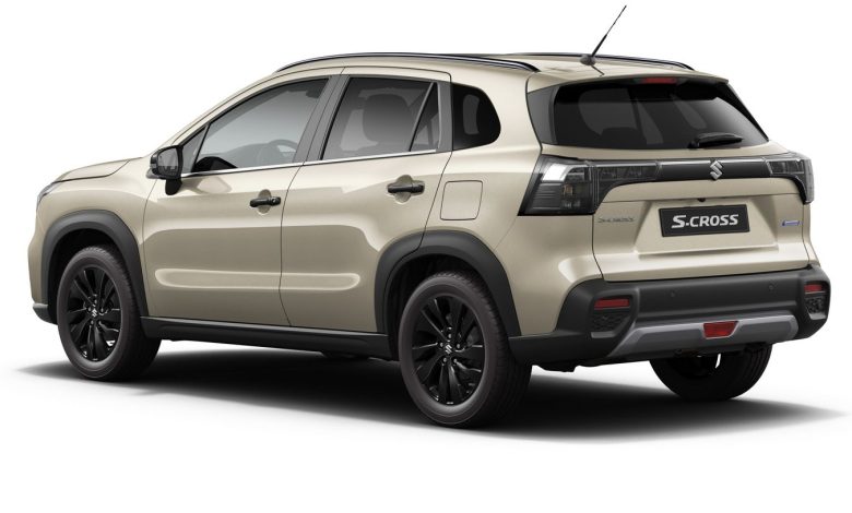 Suzuki S-Cross Hybrid Kuro posteriore 3/4