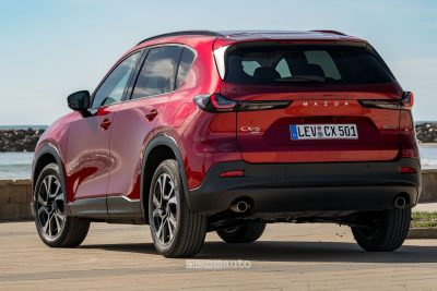 Mazda CX-5 Exclusive Line Soul Red Crystal posteriore 3/4