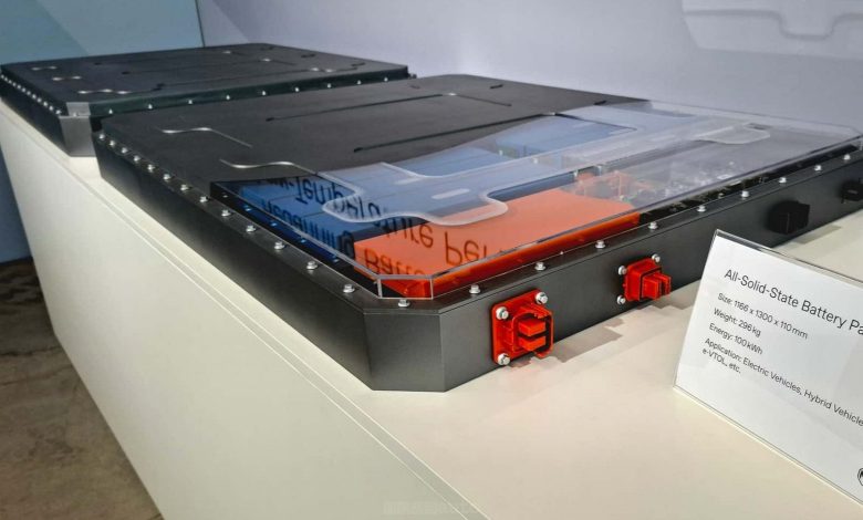 MG batterie semisolide