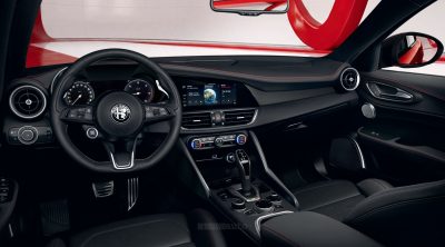 Alfa Romeo Giulia Pack Performance abitacolo