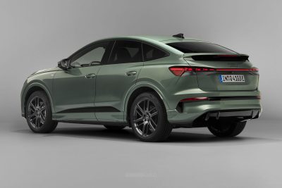 Audi Q4 e-tron Sportback posteriore 3/4