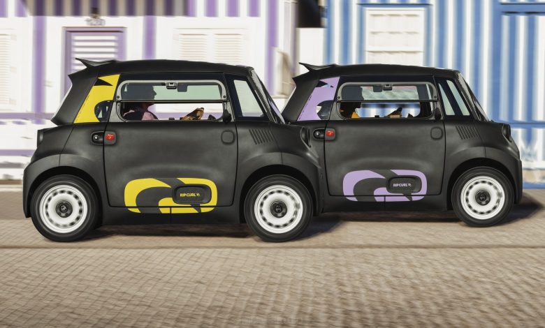 Citroën Ami Rip Curl in movimento