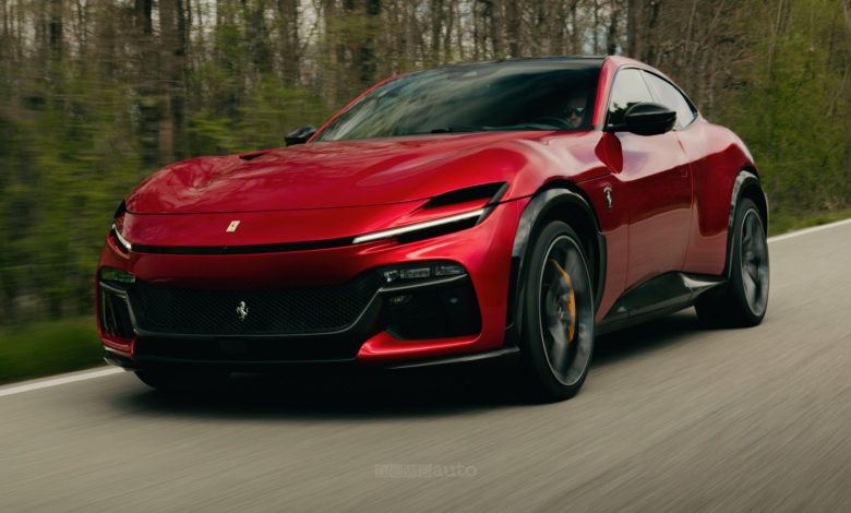 Ferrari Purosangue Handling Speciale su strada
