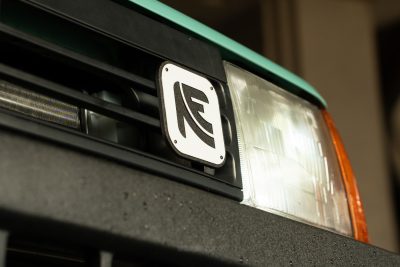 Fiat Panda NE logo nella griglia anteriore
