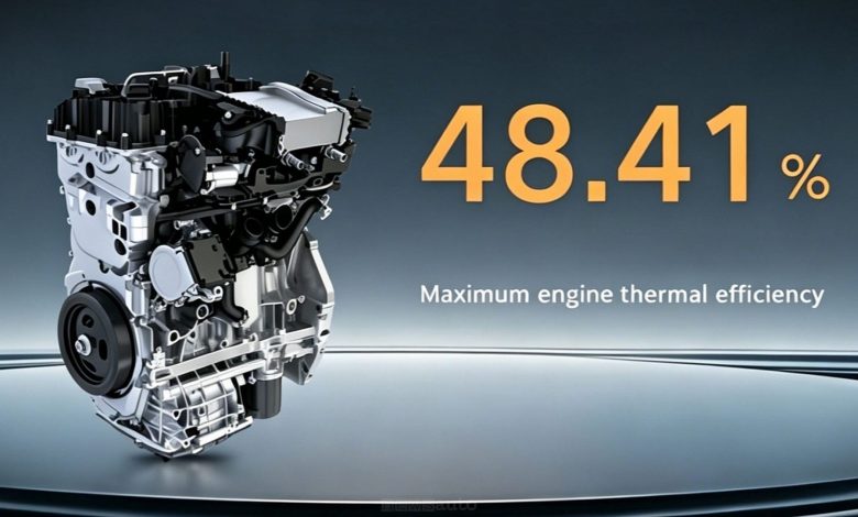 Motore ibrido Geely i-HEV con un’efficienza termica del 48,41%