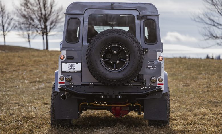 Land Rover Defender Byzek D110 ruota di scorta posteriore