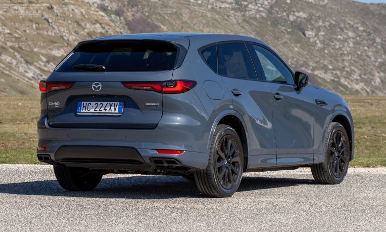 Mazda CX-60 PHEV posteriore 3/4