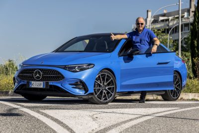 Giovanni Mancini tester della Mercedes CLA Hybrid