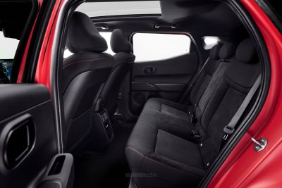 Nuova Hyundai Ioniq 3 sedili posteriori