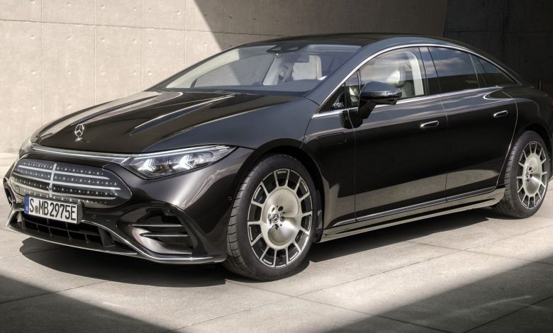 Nuova Mercedes EQS anteriore 3/4