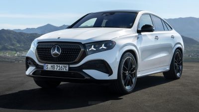Nuova Mercedes-Benz GLE Coupé 2026 anteriore 3/4