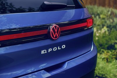 Nuova Volkswagen ID. Polo logo illuminato portellone posteriore