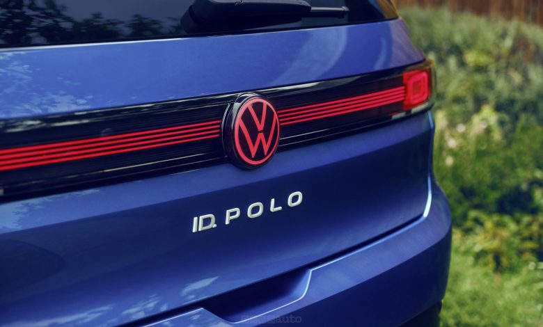 Nuova Volkswagen ID. Polo logo illuminato portellone posteriore