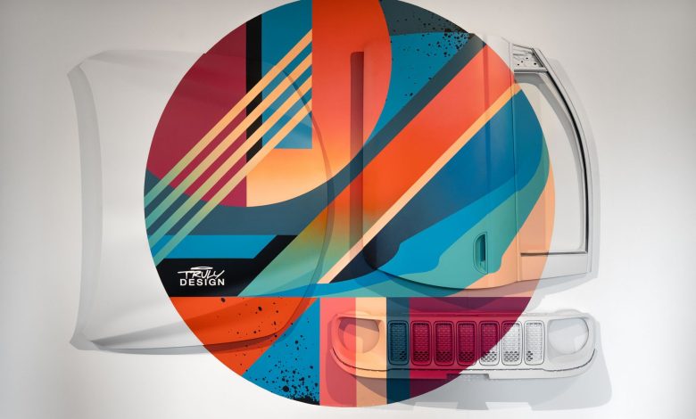 installazione “The Art of Reuse” del marchio SUSTAINera