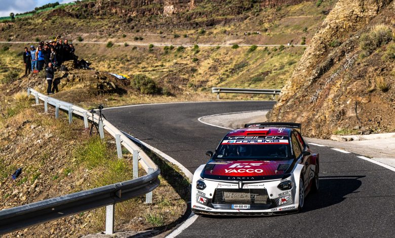 Yohan Rossel con la Lancia Ypsilon Rally2 HF Integrale ha vinto il Rally delle Isole Canarie 2026