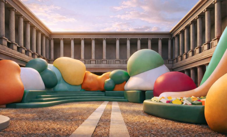 Installazione Skoda al Palazzo del Senato in occasione della Milano Design Week 2026