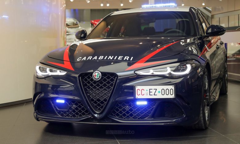 Alfa Romeo Giulia Quadrifoglio dei Carabinieri