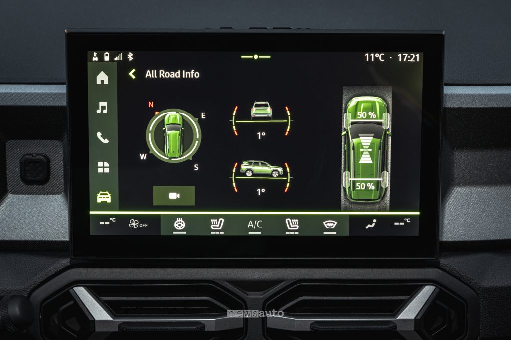 Dacia Bigster Hybrid-G 150 display sistema multimediale