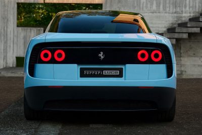 Ferrari Luce posteriore firma luminosa