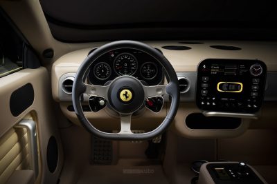 Ferrari Luce volante abitacolo