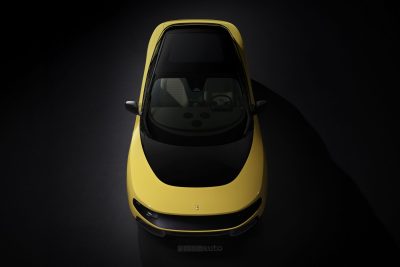 Ferrari Luce tetto vista dall'alto