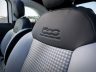 Fiat 500 Dolcevita logo tessuto dei sedili anteriori