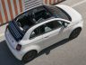Fiat 500 Dolcevita capote aperta vista dall'alto