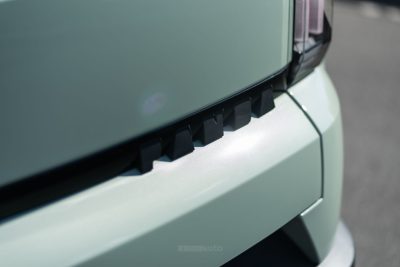 Fiat Grande Panda Turbo 100 logo portellone posteriore