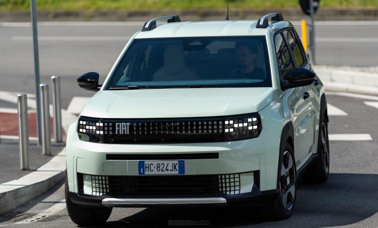 Fiat Grande Panda Turbo 100 su strada