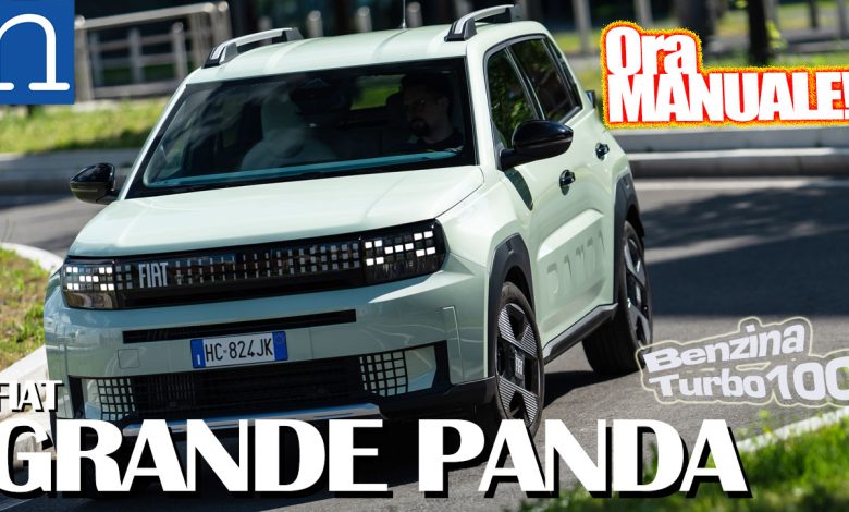 Fiat Grande Panda Benzina turbo 100 video prova