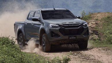 Isuzu D-Max in azione sullo sterrato