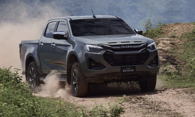 Isuzu D-Max in azione sullo sterrato