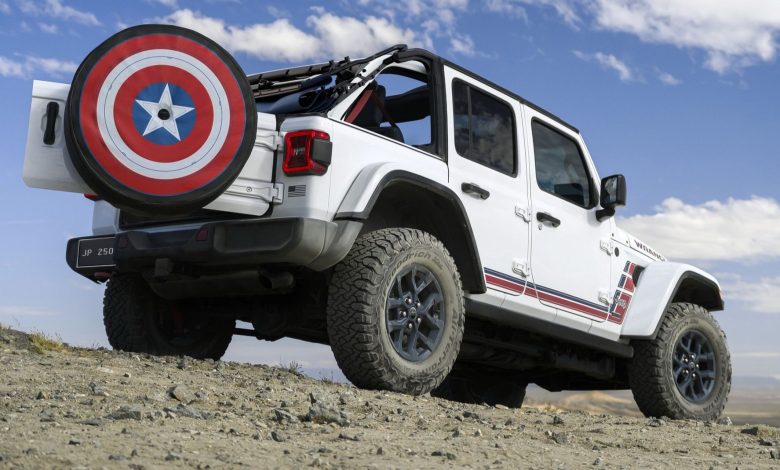 Jeep Wrangler America250 edition posteriore 3/4