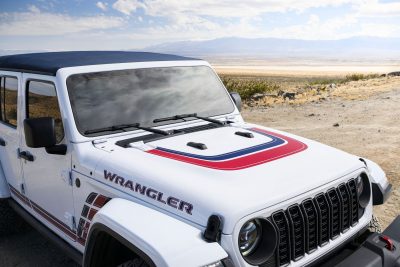 Jeep Wrangler America250 edition griglia e cofano anteriore