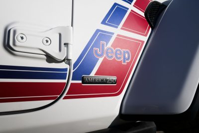 Jeep Wrangler America250 edition logo