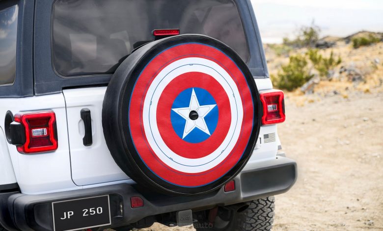 Jeep Wrangler America250 edition copriruota posteriore